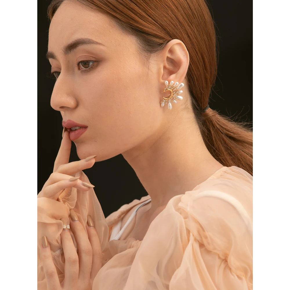 Brinco Flor de Pérola