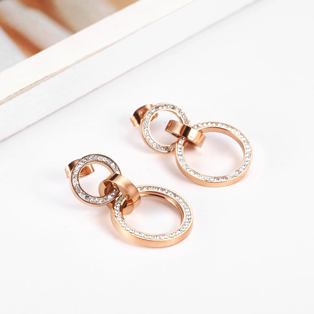 Brinco de Argolas com Detalhe