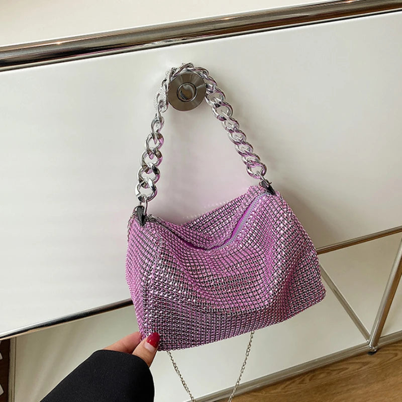 Bolsa Brilhante de Strass