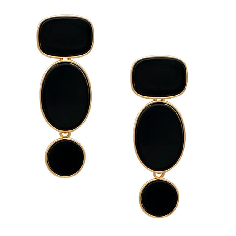 Brinco Preto Multi Forma