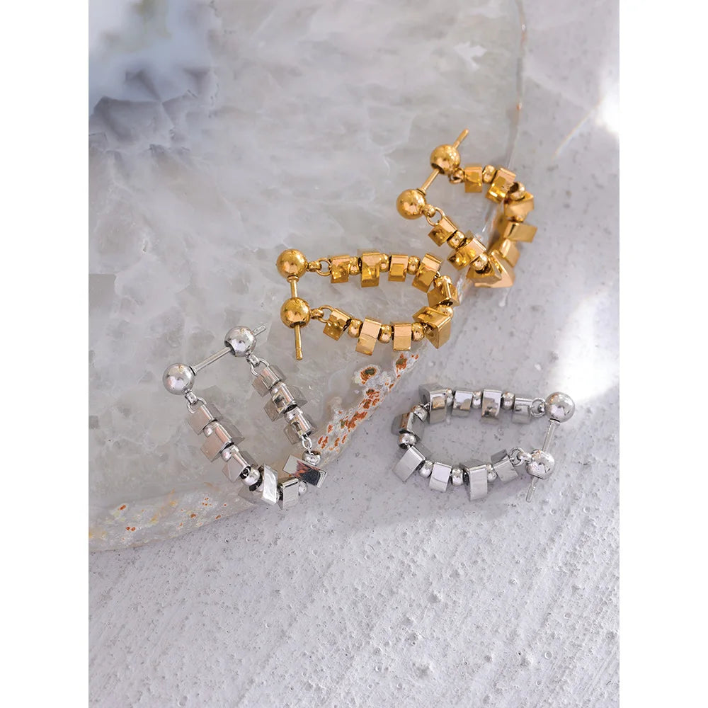 Brinco de Argola Mosaico