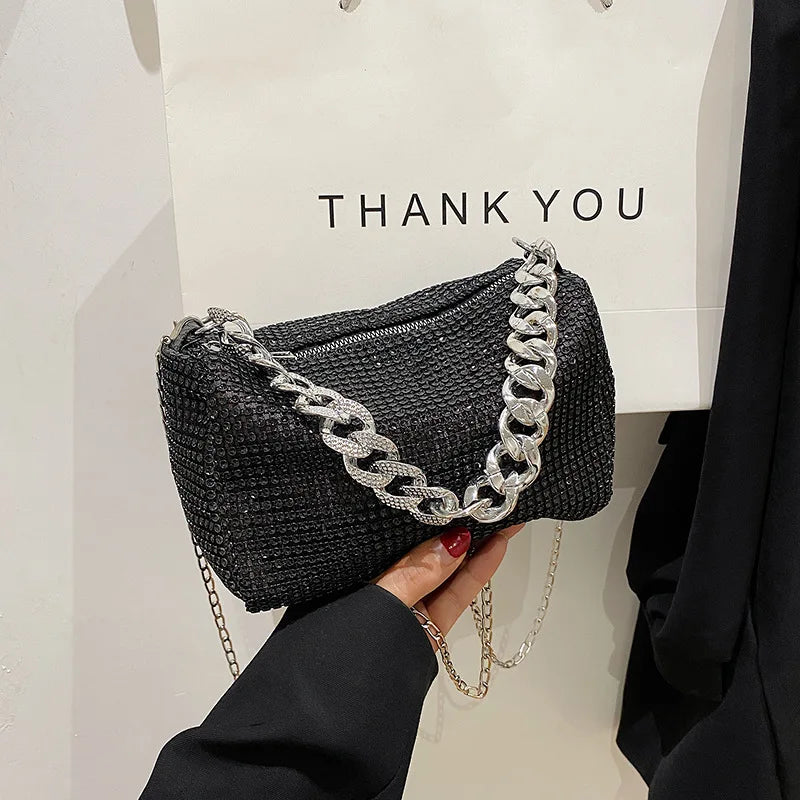 Bolsa Brilhante de Strass