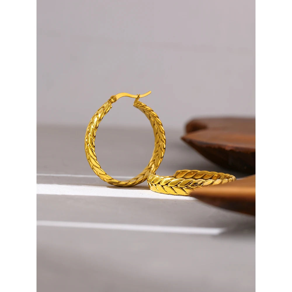 Brinco de Argola Estilo Corrente