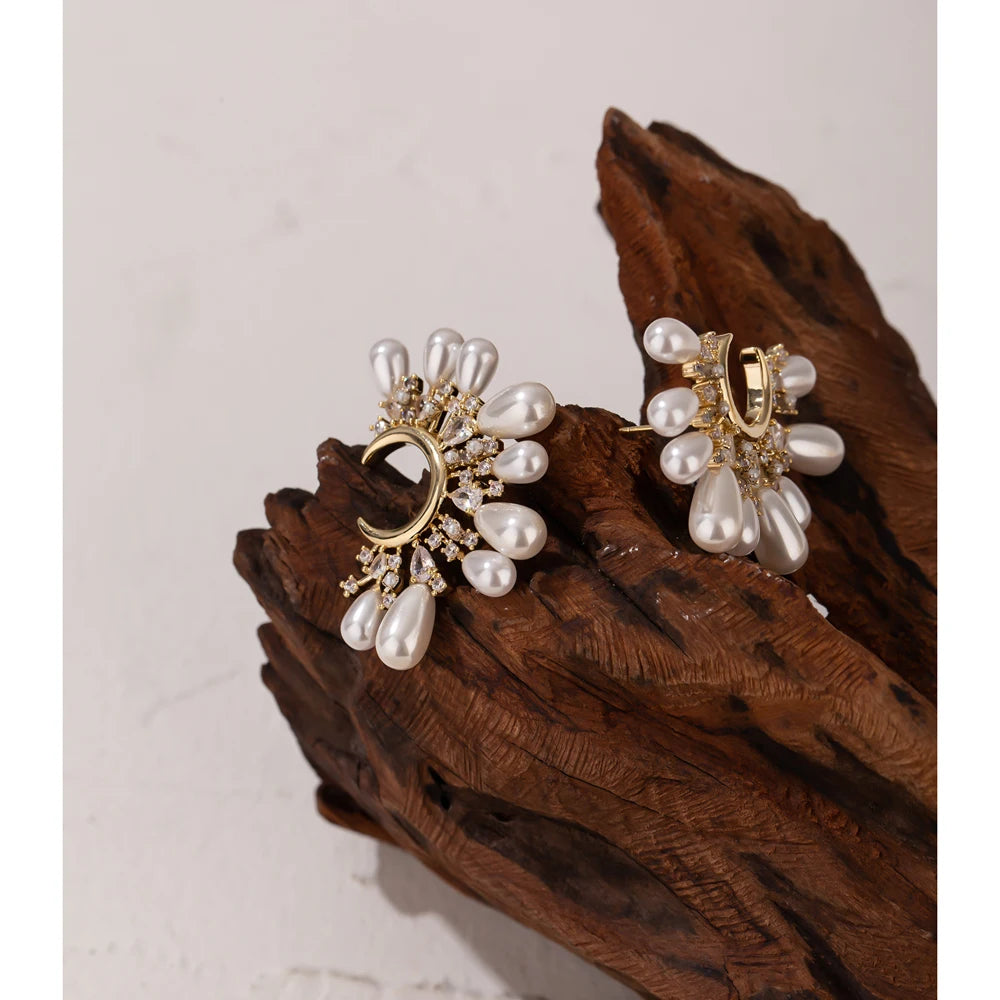 Brinco Flor de Pérola