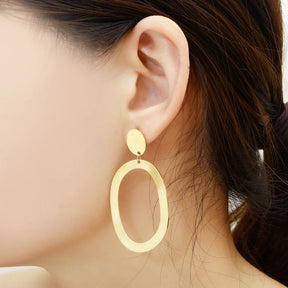Brinco Argola Oval