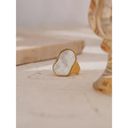 Anel Irregular com Pedra Natural