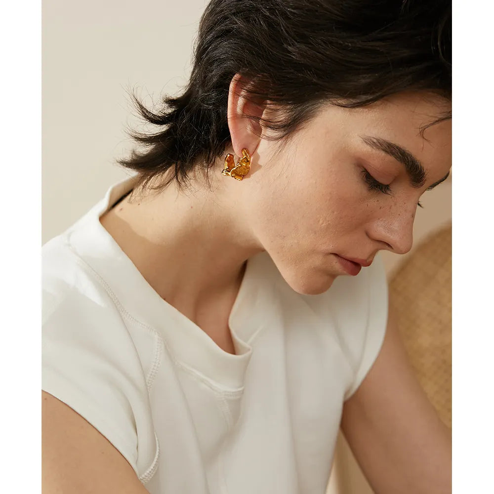 Brinco Argola Irregular