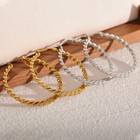 Brinco de Argola Elo Corrente