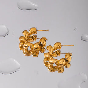 Brinco Argola em Espiral