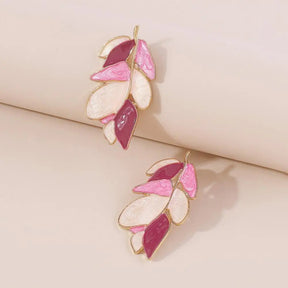 Brinco Folhas Coloridas
