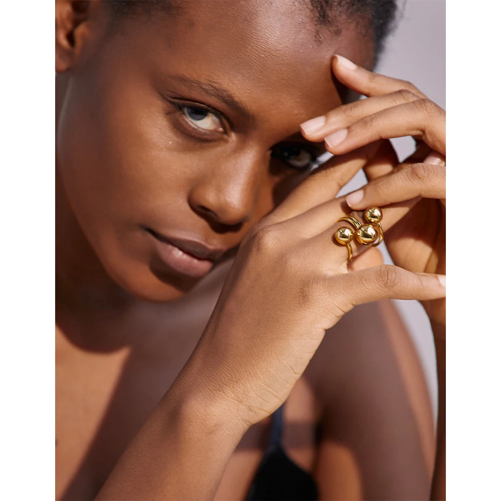 Anel Círculos em Espiral