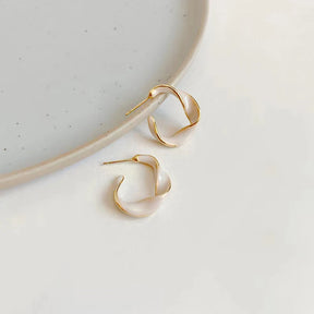 Brinco Esmaltado em Espiral