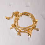 Pulseira Dupla com Pingente