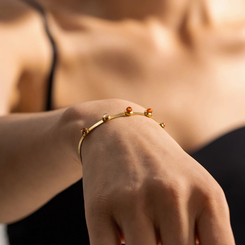 Pulseira com Pedra Ágata