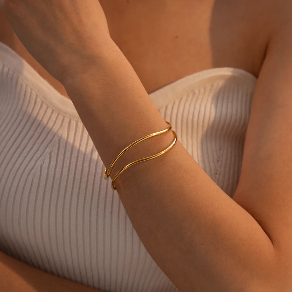 Pulseira Onda Dupla