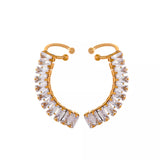 Brinco Ear Cuff com Zircônias