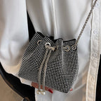 Bolsa Balde com Strass