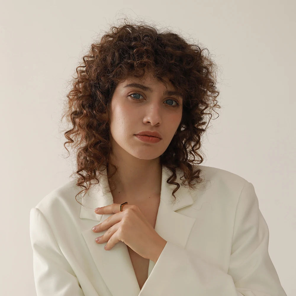 Anel Quadrado Minimalista