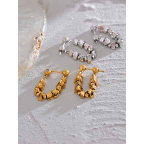 Brinco de Argola Mosaico