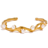 Pulseira Coroa de Pérolas