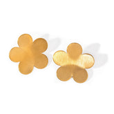 Brinco Flor Dourada